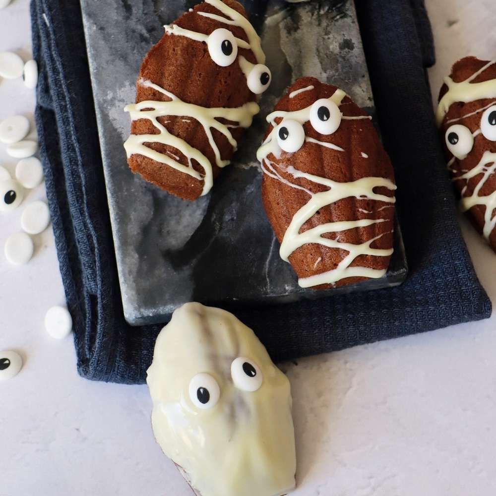 Recette madeleines momies d'Halloween